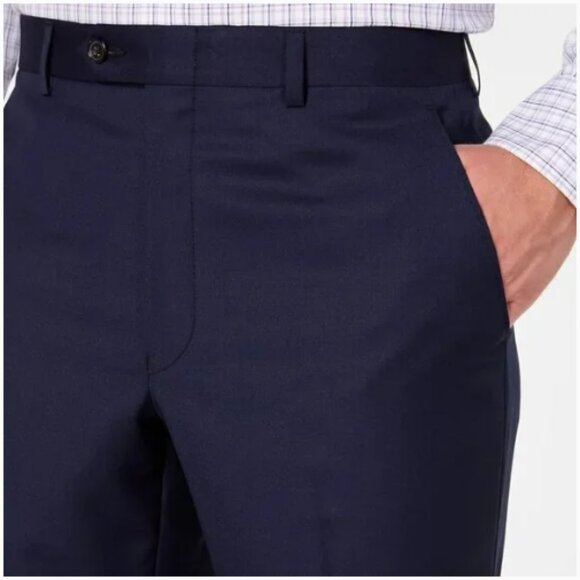 Ralph Lauren Men's 38W x 32L Slim Fit Stretch Dress Pants Slacks, Navy NWT - Picture 4 of 4